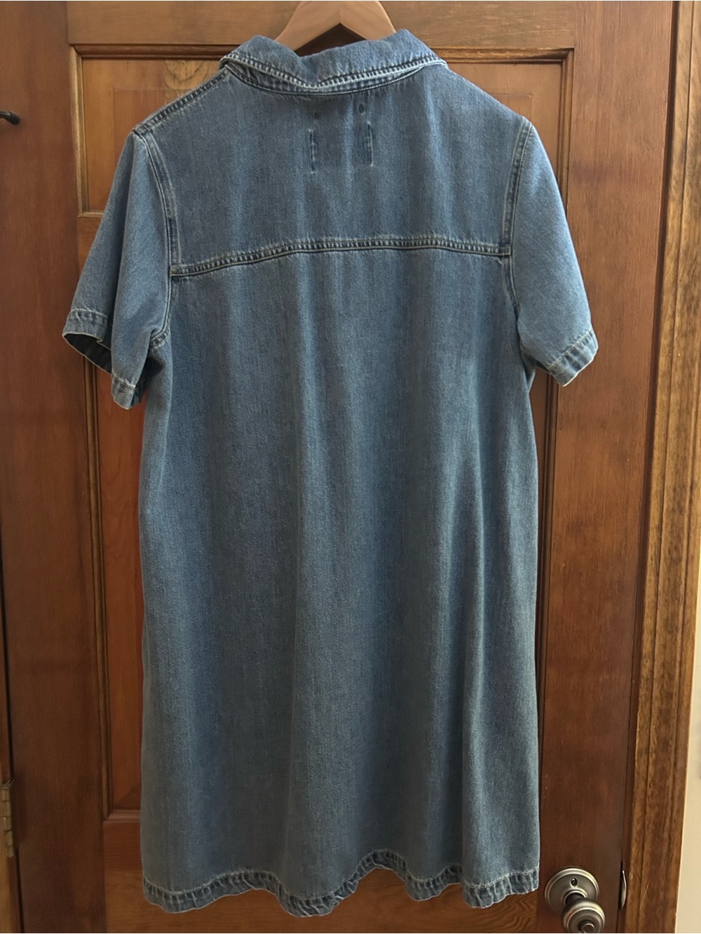Scotch & Soda Blue Denim Dress L - Picture 2 of 5